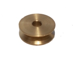 Pulley 13mm dia without boss, brass 