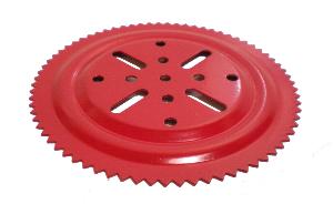 Ball Bearing Sprocket Toothed Tray, red