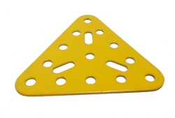 Triangular Flat Plate, 5x5 holes (yellow)