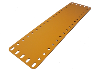 Flexible Strip Plate 19x5 holes, UK yellow