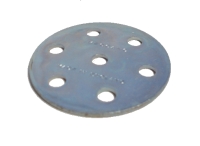 Wheel Disc 6 holes, zinc