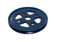 Pulley 50mm dia without boss (blue)