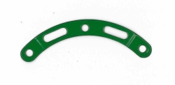 Narrow Curved Strip (stepped) 6 holes (green)