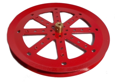 Pulley 150mm dia (red)
