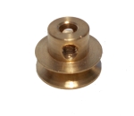 Pulley 13mm dia, brass 