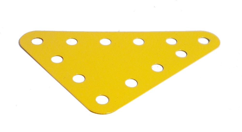 Triangular Plate 5x4 holes