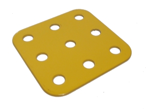Flat Plate, 3x3 holes