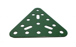 Triangular Flat Plate 5x5 holes (green)