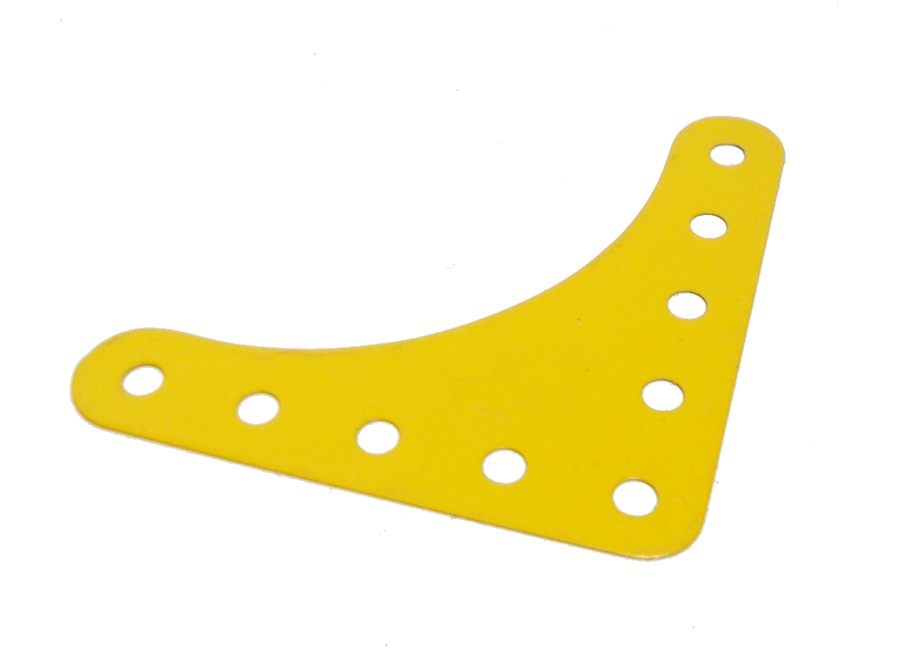Flexible Gusset Plate 5x5 holes, yellow