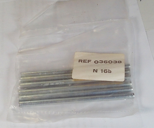 Axle Rod 75mm guillotined end x 6