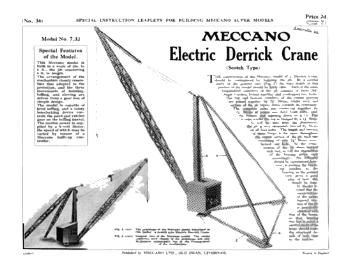 ELECTRIC DERRICK CRANE