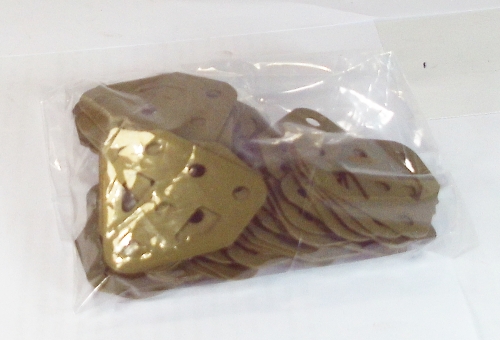 50 x Flat Trunion, army green