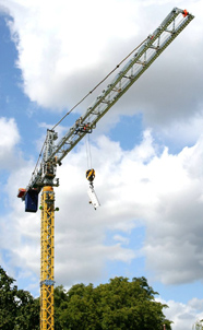 Building Site Tower Crane