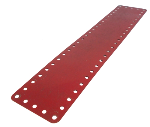 Flexible Strip Plate 25x5 holes, red (used)