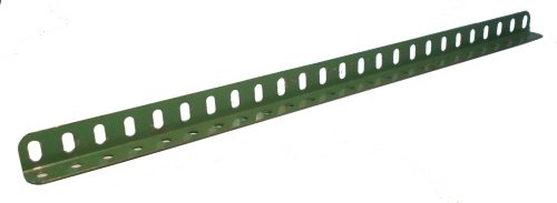 Angle Girder 25 holes, 1960's light green (used)