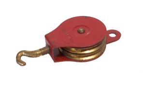 Double Pulley Block, red