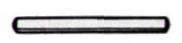 Axle Rod 50mm, round end