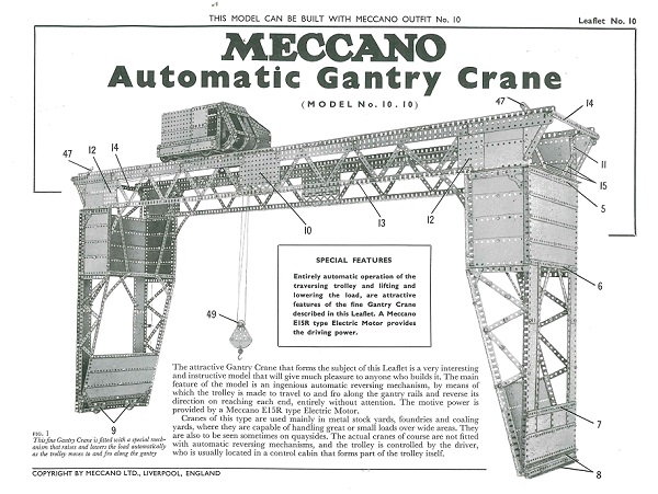 AUTOMATIC GANTRY CRANE