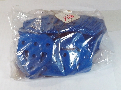 100 x Flat Trunion, French blue