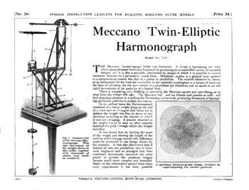 TWIN-ELIPTIC HARMONOGRAPH
