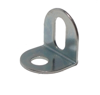 Angle Bracket 1x1 hole, zinc