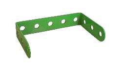 Double Angle Strip, 5x3 holes - vivid green