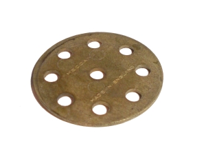 Wheel Disc 8 holes, brass (used)