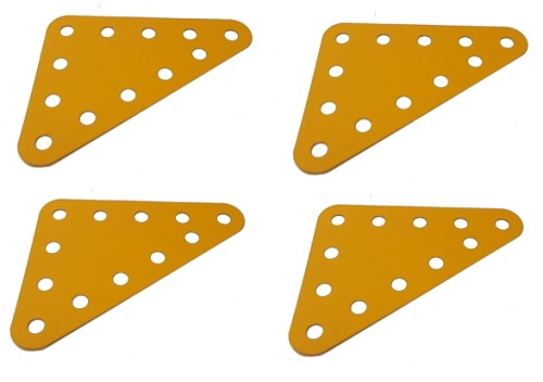4 x Triangular Plate 5x4 holes (SAVE 50%)