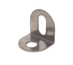 Angle Bracket 1x1 hole, stainless steel