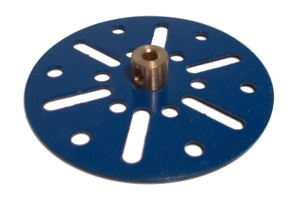 Face Plate 12 holes, blue