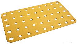 Flat Plate 9x5 hole (UK Yellow)