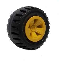 Road Wheel 50mm dia (brass boss)