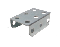 Flanged Plate, 3x2 holes, zinc