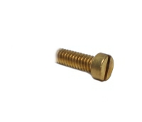 Bolt, 9mm cheese head, brass