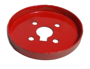 Wheel Flange 56mm dia, red