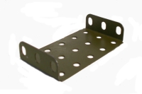 Army Green Flanged Plate 5x3 holes