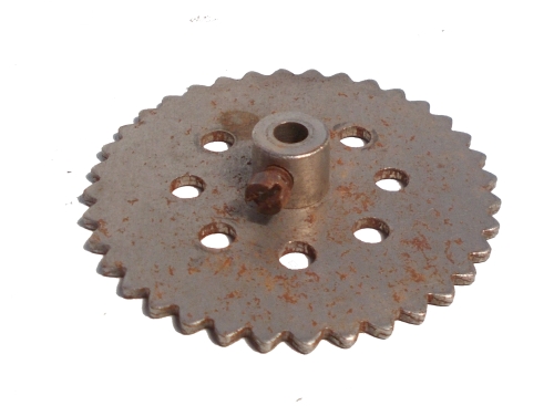 Sprocket Wheel 36T, 50mm dia - nickel (used)