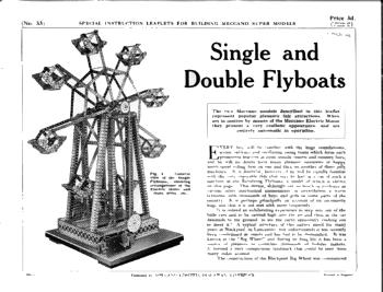 SINGLE & DOUBLE FLYBOATS