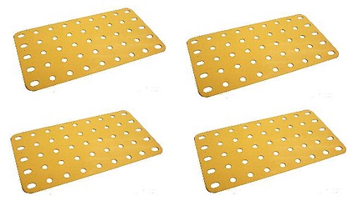 Flat Plate 9x5 hole (UK Yellow)