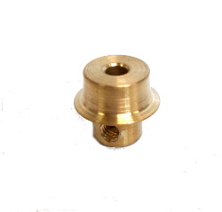 Flanged Wheel 12.5mm dia, brass