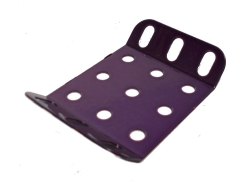 Obtuse Flanged Plate 3x3 hole - purple