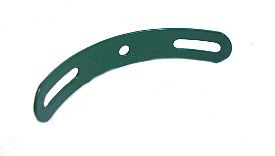 Formed Slotted Strip, light green