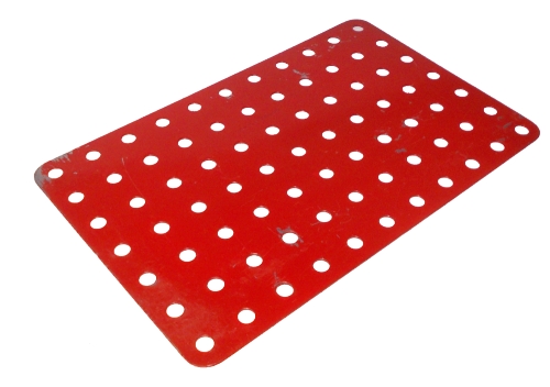 Flat Plate, 11x7 holes, red (used)