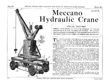 HYDRAULIC CRANE