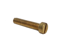 Bolt, 19mm cheese head, brass