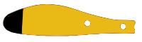 Propellor Blade (yellow/black)