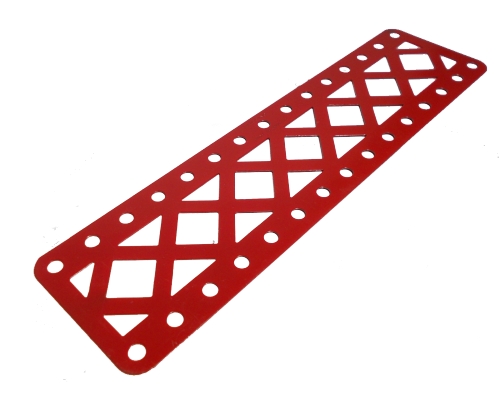 Double Braced Girder 15 holes - 1960's light red