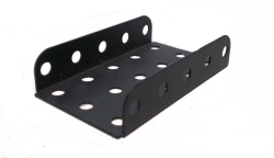 Flanged Plate 3x5 holes - dark grey