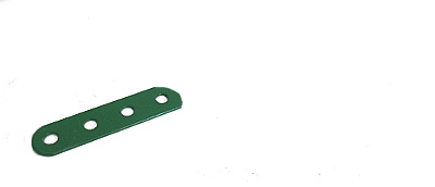 Strip 4 holes, light green