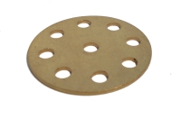 Wheel Disc 8 holes, brass